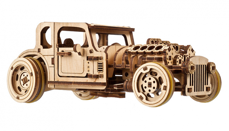 Ugears Hot Rod Furious Mouse - 7