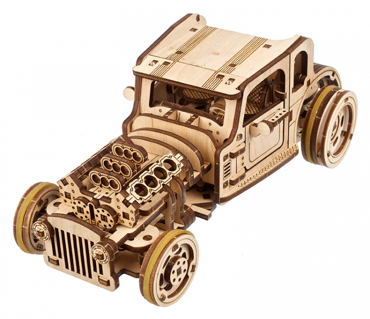 Ugears Hot Rod Furious Mouse - 4