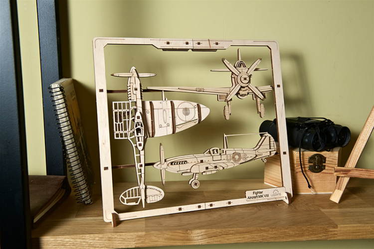 Ugears Fighter Aircraft 2.5D Puzzle* - 7