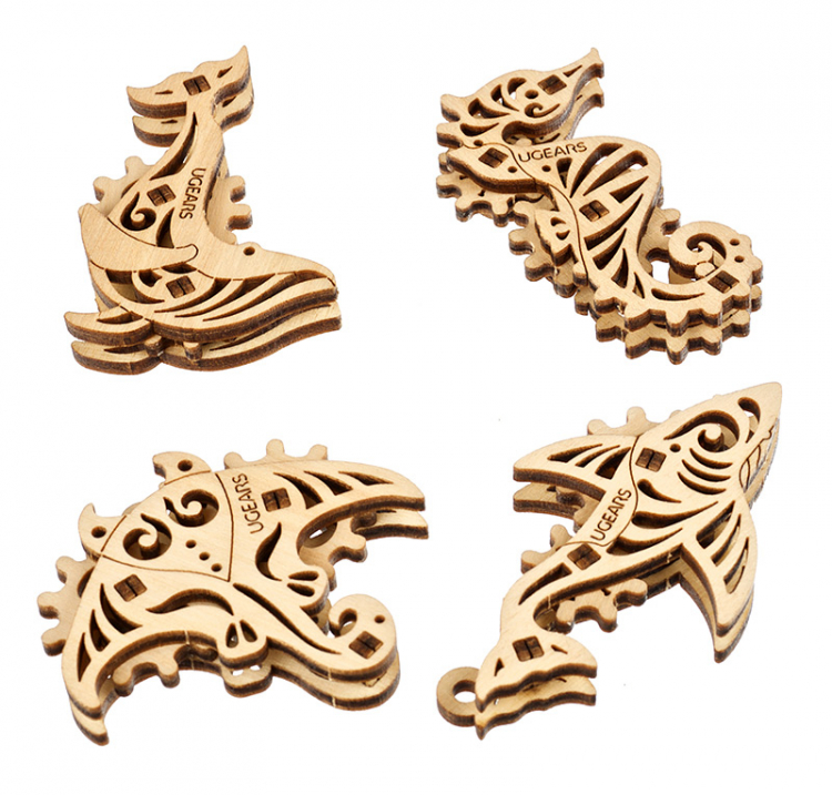 Ugears U-Fidget Pacific Ocean