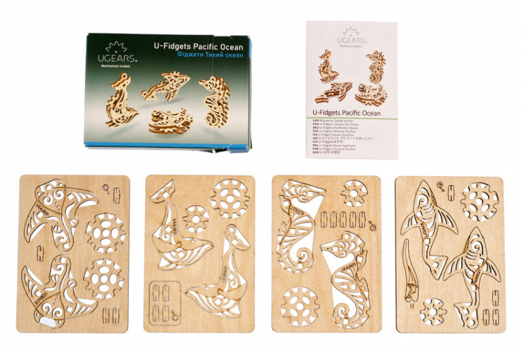 Ugears U-Fidget Pacific Ocean - 3