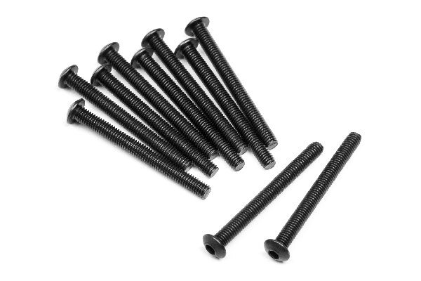 Maverick RC MV29124 BUTTON HEAD SCREW M3X30MM (10PCS) - 2