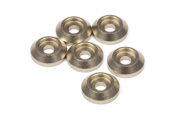 Maverick RC MV29127 CAP HEAD SCREW CONE WASHER - GOLD (6PCS) - 2