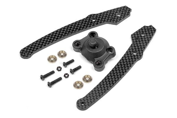 Maverick RC MV29130 CARBON FIBER FRONT CHASSIS BRACE