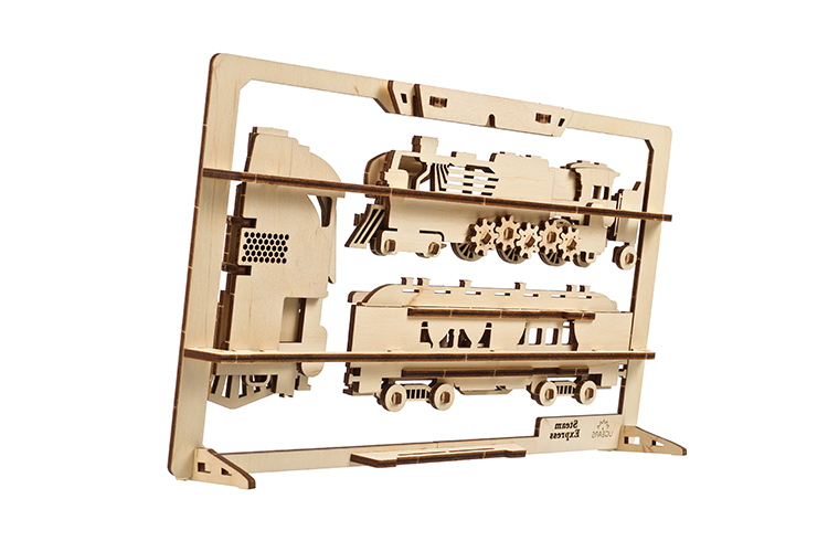 Ugears Steam Express 2.5D Puzzle - 4