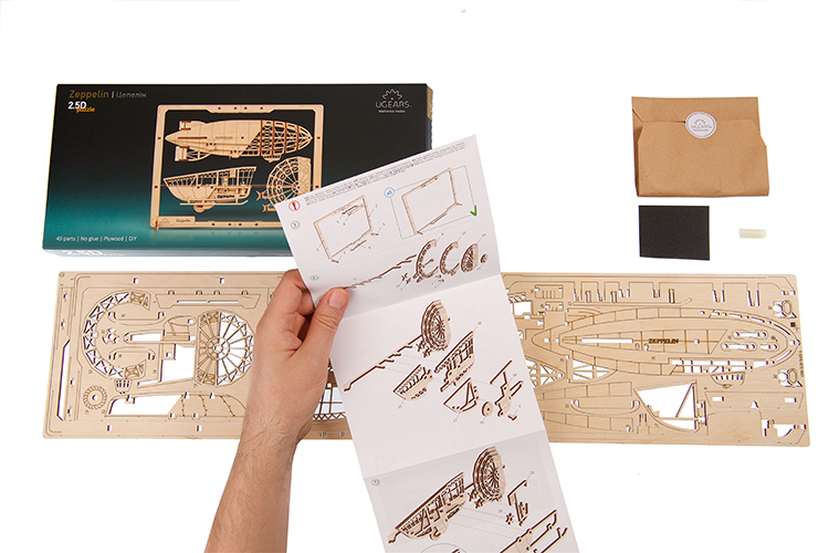 Ugears Zeppelin 2.5D Puzzle* - 7