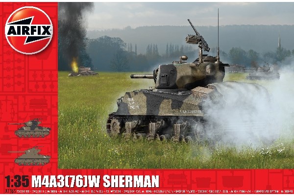 Airfix A1365 1:35 M4A3(76)W 'Battle of the Bulge'
