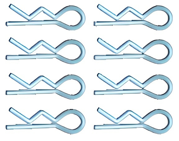 WLToys K939-49 Body Clips 1.1x22.2mm (8)