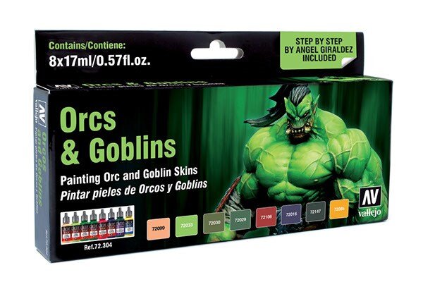 VALLEJO 72304 Orcs & Goblins 8x17ml