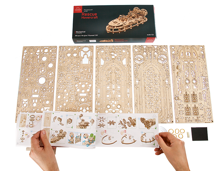 Ugears Rescue Hovercraft - 3