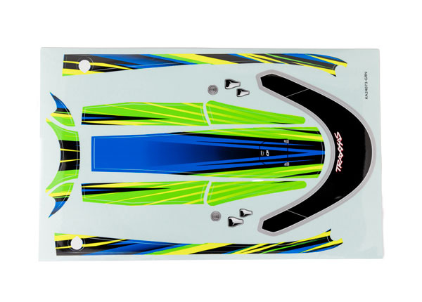 Traxxas 10699-GRN Decal Set Hatch Green Disruptor