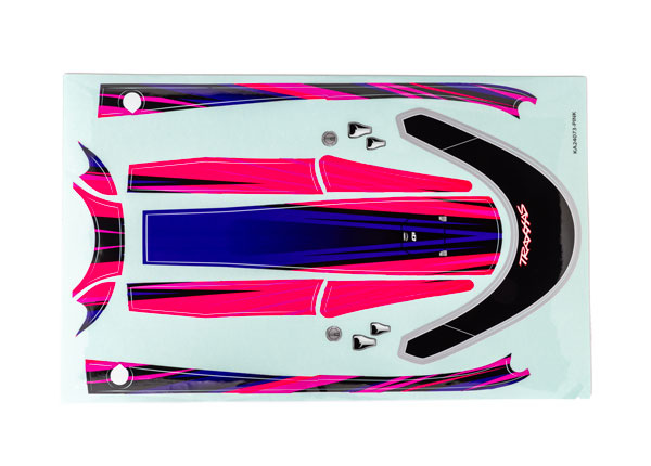 Traxxas 10699-PINK Dekaler Huv Rosa Disruptor