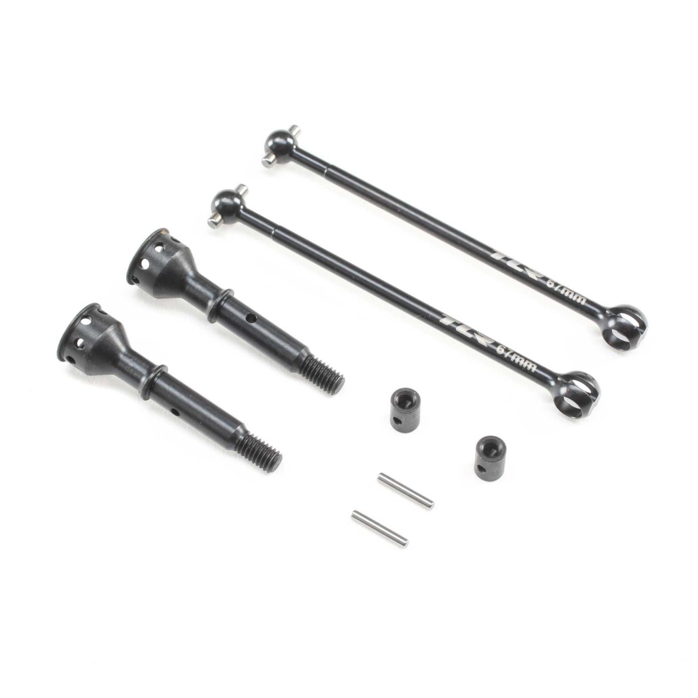 TLR TLR332075 VHA 67mm CVA Driveshaft Set (2): 22 5.0