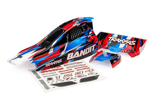 Traxxas 2430-RED Kaross Bandit Röd