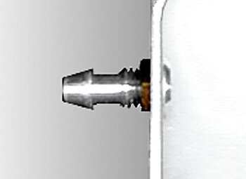 Alum. nipple fitting tanks