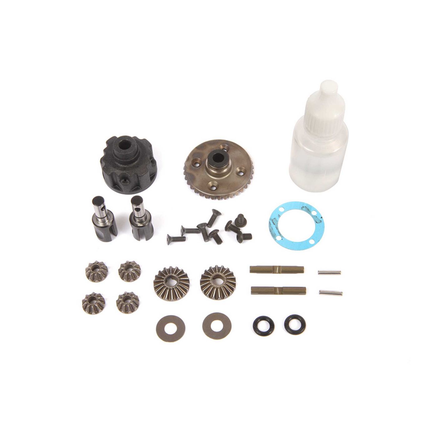 TLR TLR332086 Front/Rear Diff Complete, Metal: 22X-4