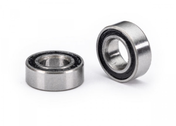 Traxxas 5043 Kullager 3.5x7x2.5mm Gummitätat Svart (2)