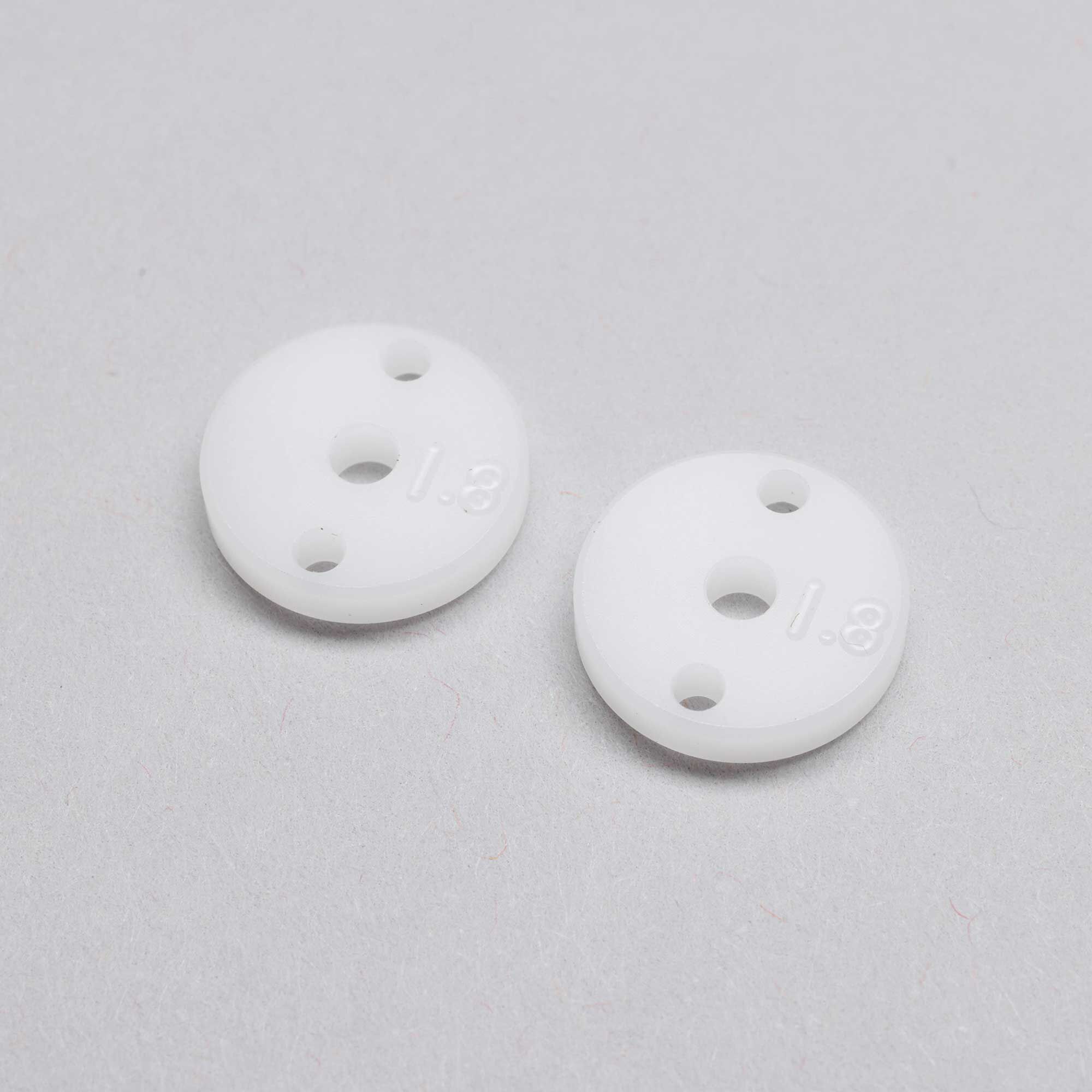 TLR Machined Shock Pistons, 2.3mm, 2 x 1.8mm, G3 (2)