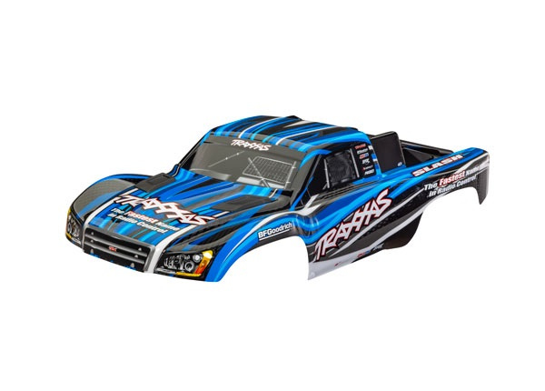 Traxxas 6910-BLUE Kaross Slash 4x4 Clipless Blå