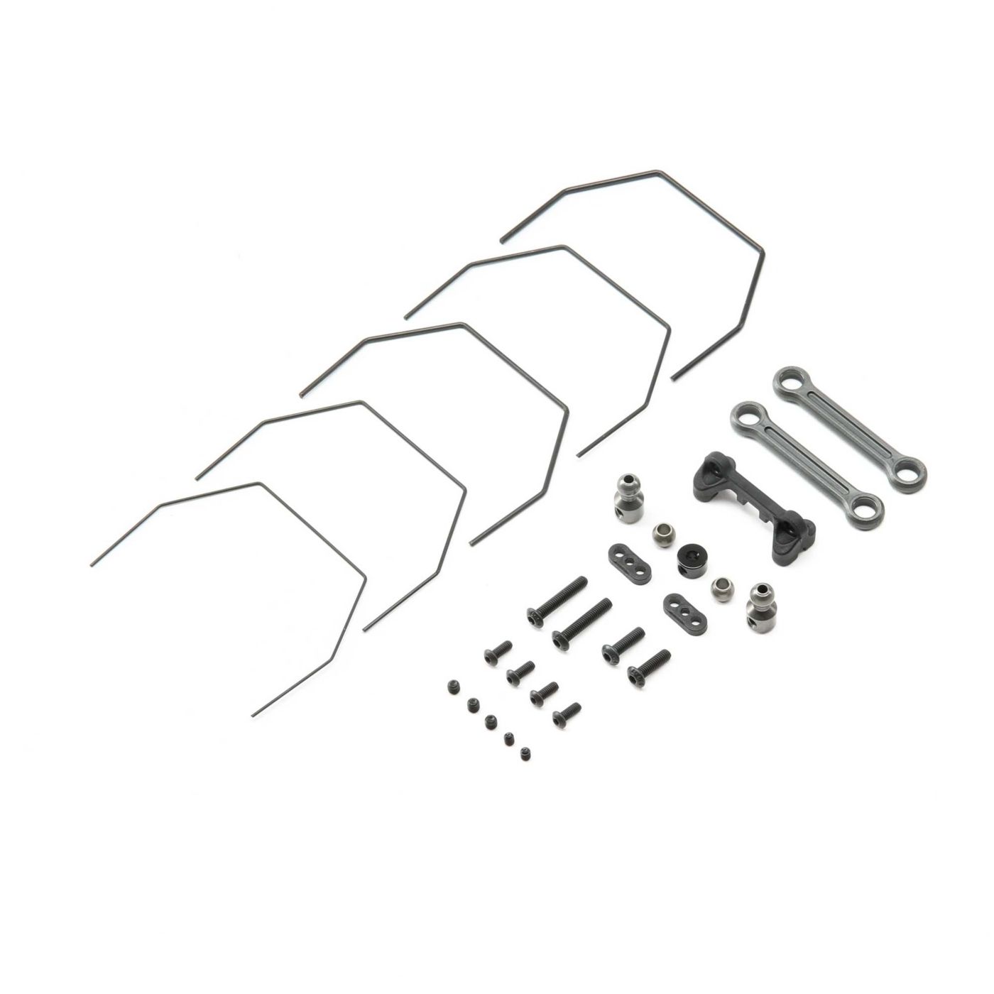 TLR TLR334040 Rear Sway Bar Set, Laydown: 22 4.0