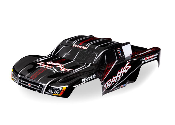 Traxxas 7027-BLK Kaross 1/16 Slash Svart