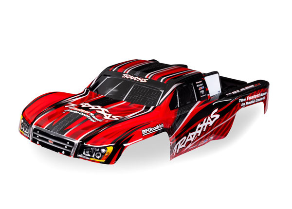 Traxxas 7027-RED Kaross 1/16 Slash Röd