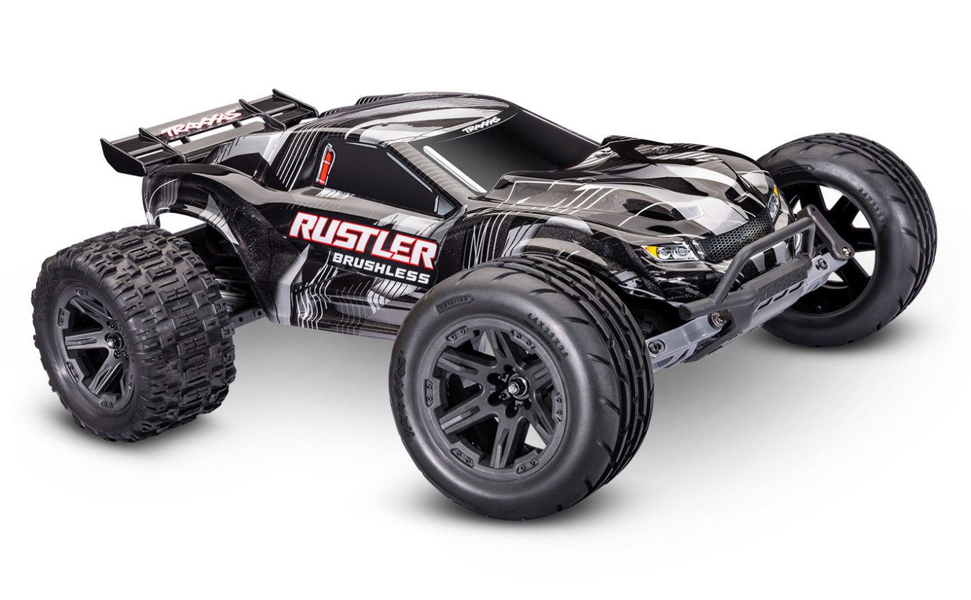 Traxxas Rustler 2WD 1/10 HD VX3 BL 3S RTR Svart