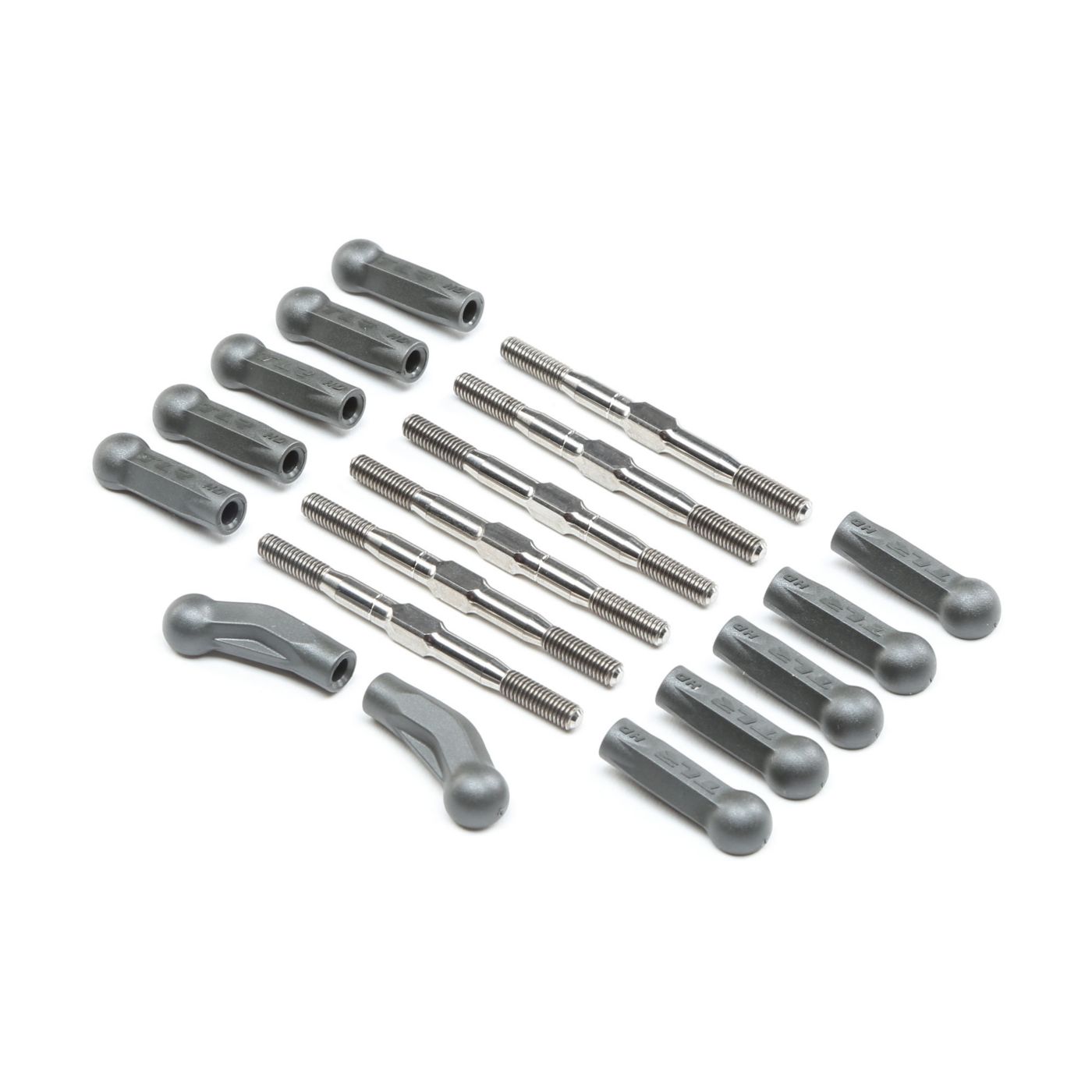 TLR TLR334052 HD Turnbuckle Kit, Titanium: 22 5.0