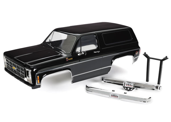 Traxxas 8126-BLK Kaross Chevy Blazer '79 Svart Komplett Clipless