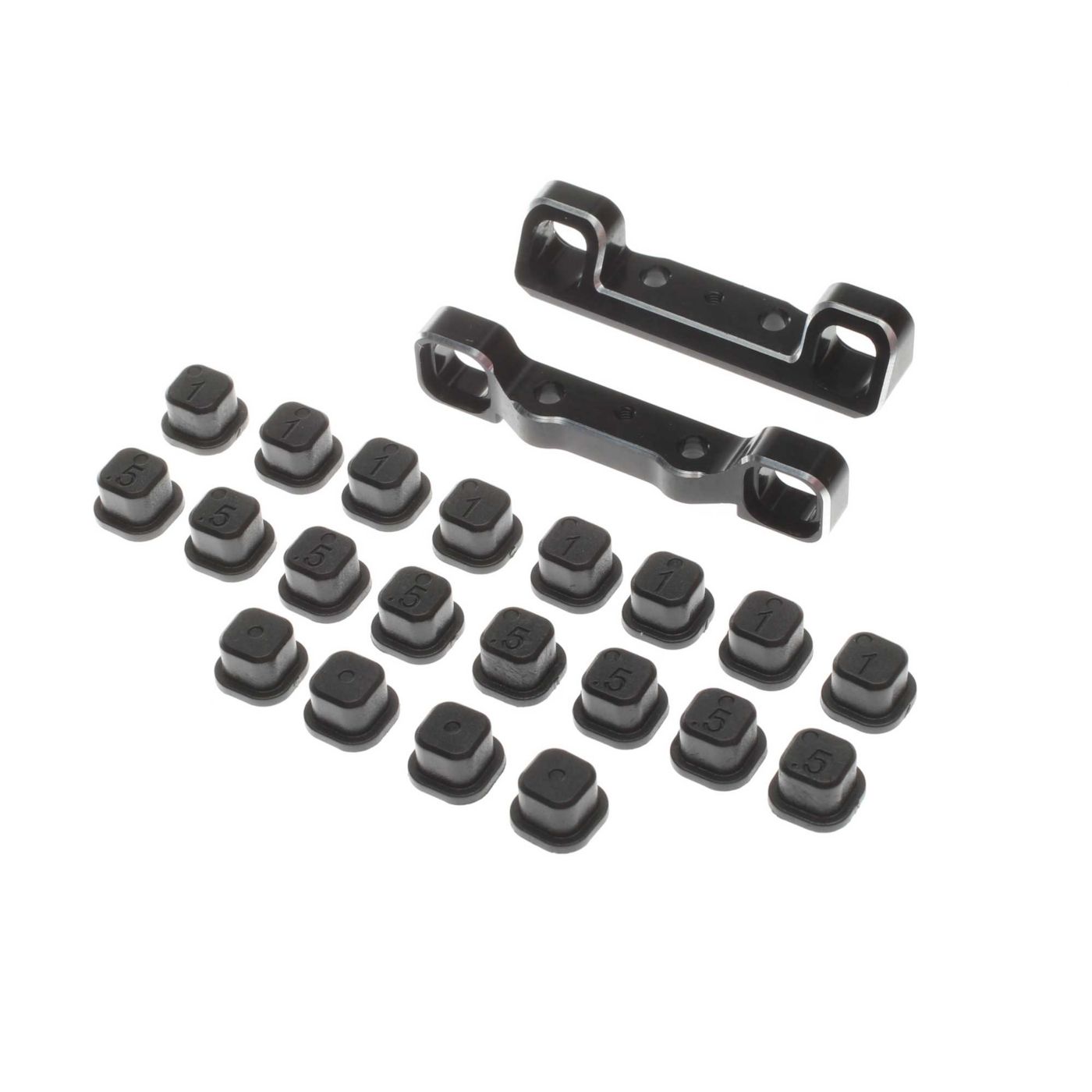 TLR TLR334062 Adjustable Pivot Set, C & D, Black: 22 5.0