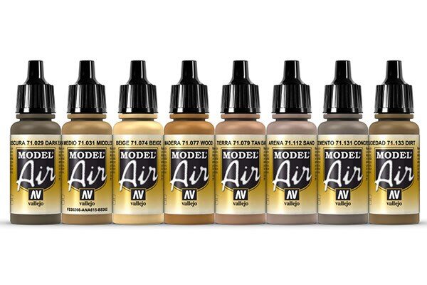 VALLEJO 71214 Ruins & Rubble 8x17ml