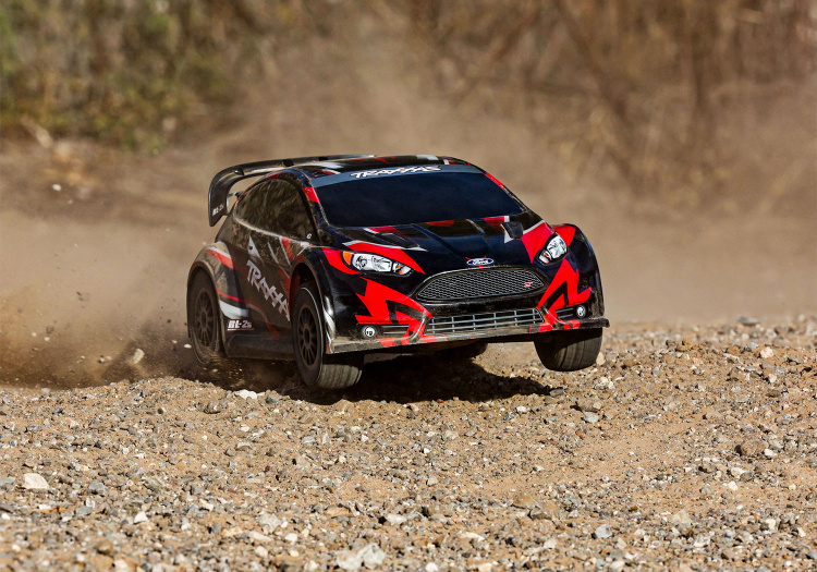 Traxxas Ford Fiesta ST Rally 1/10 4WD RTR TQ Röd BL-2S - 16