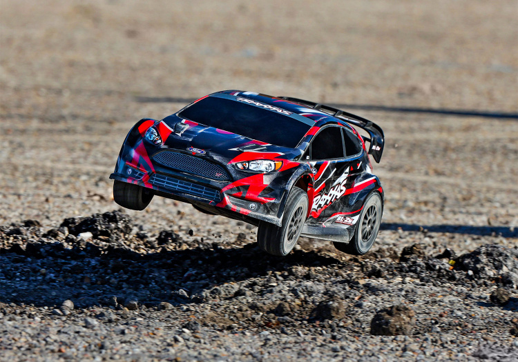 Traxxas Ford Fiesta ST Rally 1/10 4WD RTR TQ Röd BL-2S - 5
