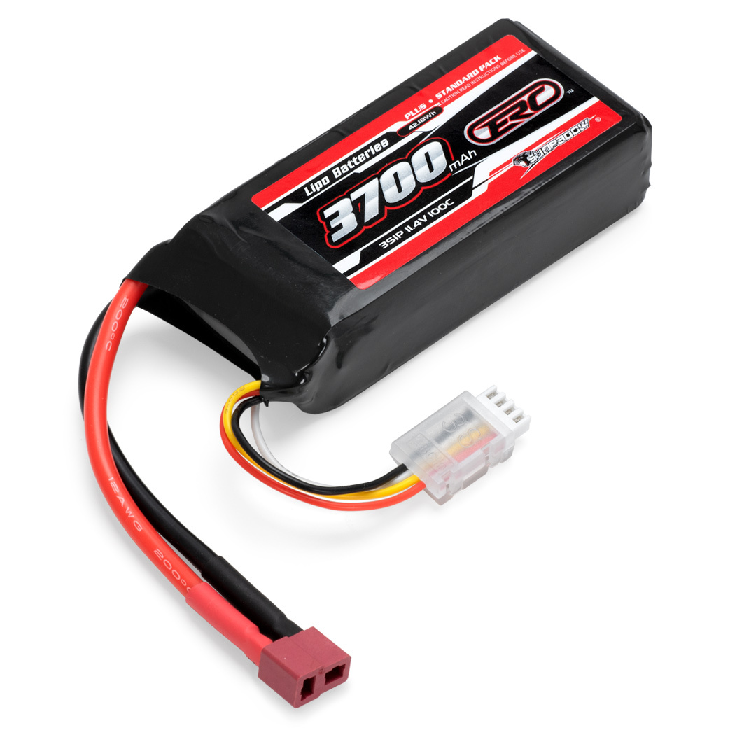Sunpadow 281570 Li-Po Batteri 3S 11,4V 3700mAh 100C HV T-Kontakt