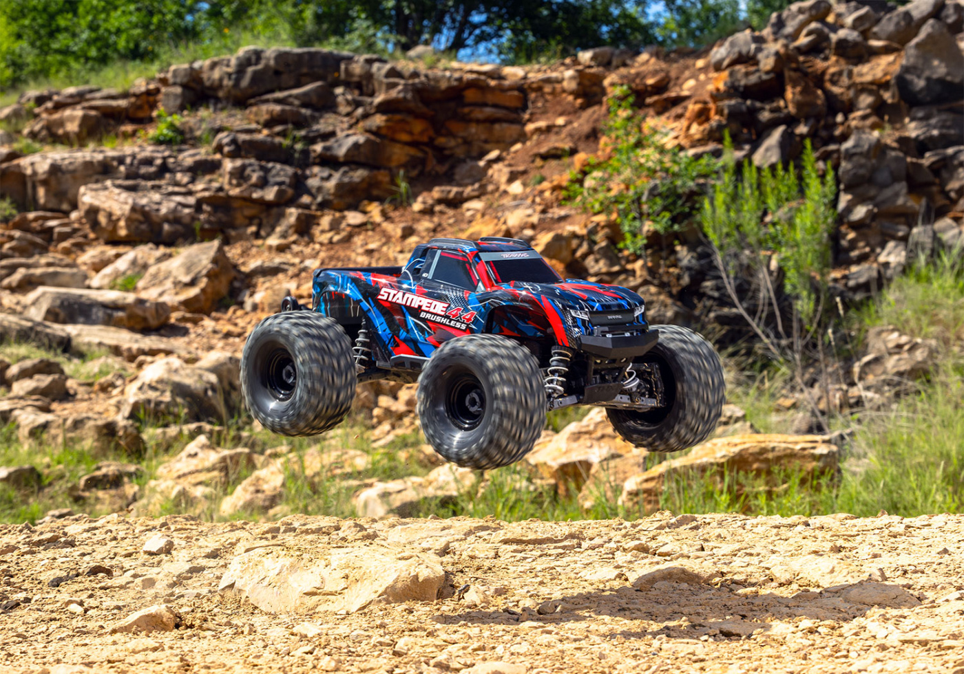 Traxxas Stampede 4x4 1/10 HD VX3 BL 3S RTR Röd - 10
