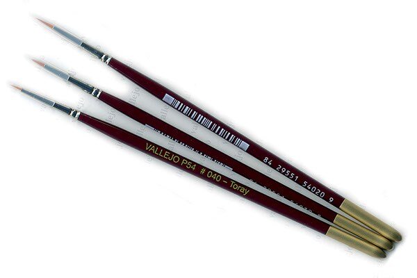 VALLEJO P54998 Toray Brushset Nº4/0,3/0,2/0