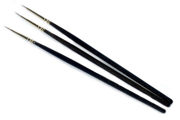 VALLEJO RK25999 Kolinsky Tajmir Sable Brushset Nº2/0,3/0,4/0
