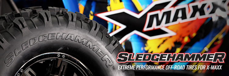 Tires & Rims Sledgehammer / X-Maxx Black Chrome (2) - 3