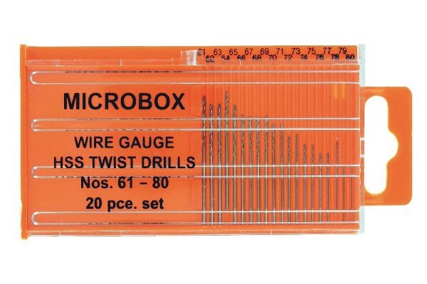 VALLEJO T01002 Microbox drill set (20) 61-80