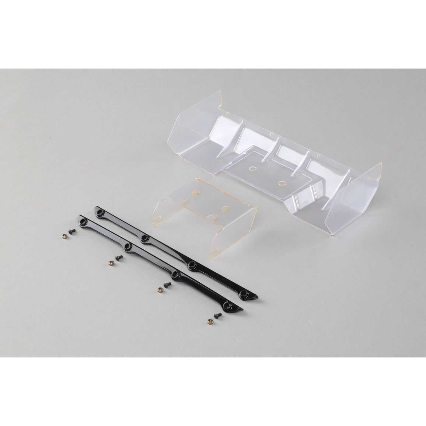 TLR TLR340004 Polycarbonate Wing, Pre Cut,Clear: 8/E/T 4.0