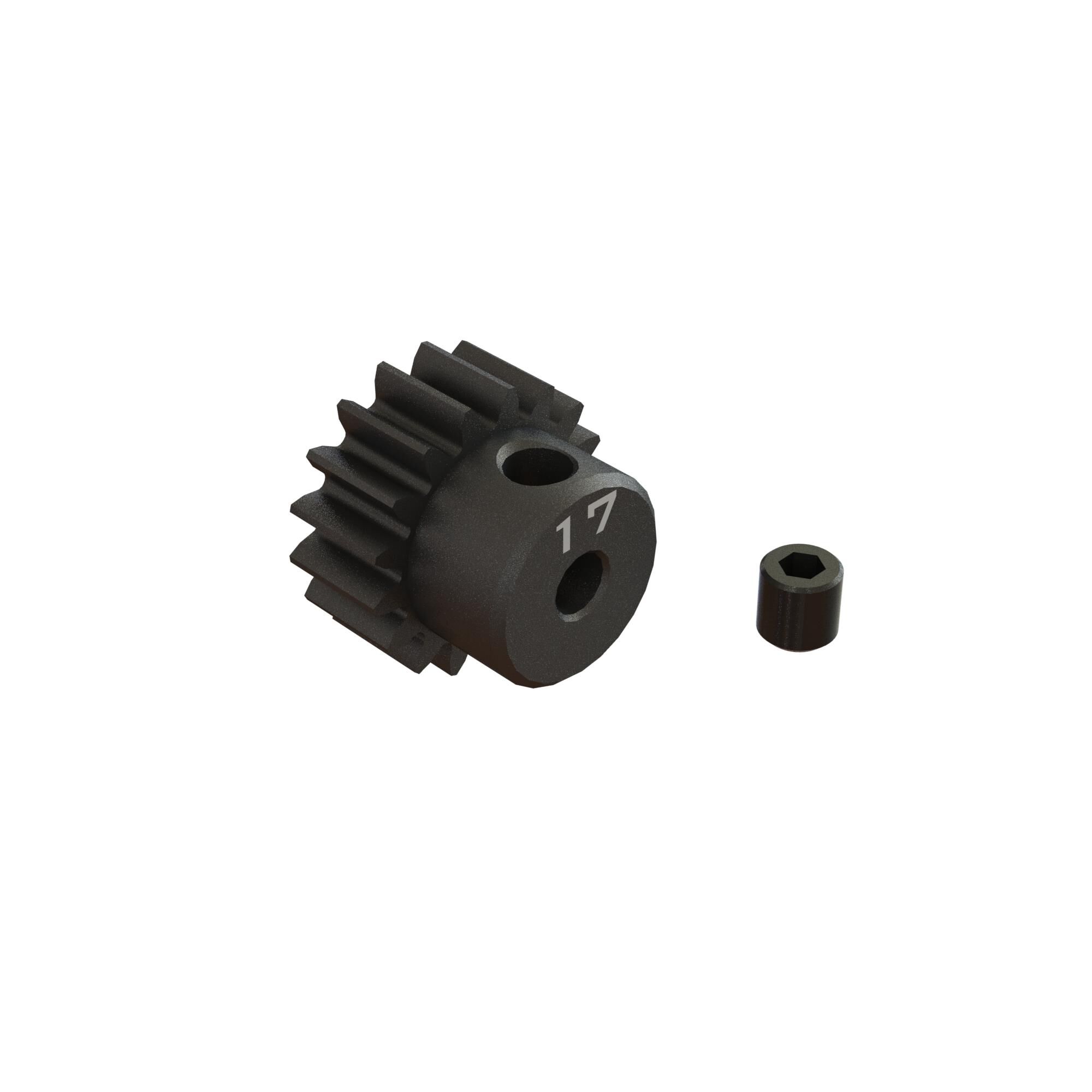 Arrma ARA311079 17T 0.8Mod Bore CNC Steel Pinion Gear