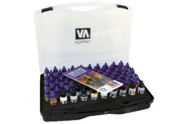 VALLEJO 69990 Mecha Color Case 17ml 80 colors