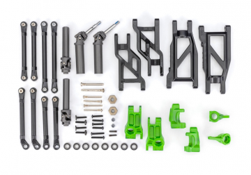 Traxxas 9180-GRN Fjädring och Drivlina EHD Grön Uppgradering Set 2WD Stampede, Rustler, Bigfoot
