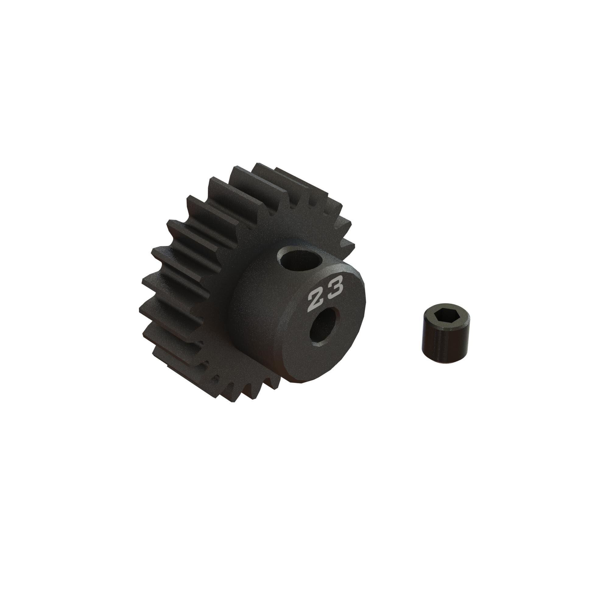 Arrma ARA311085 23T 0.8Mod Bore CNC Steel Pinion Gear