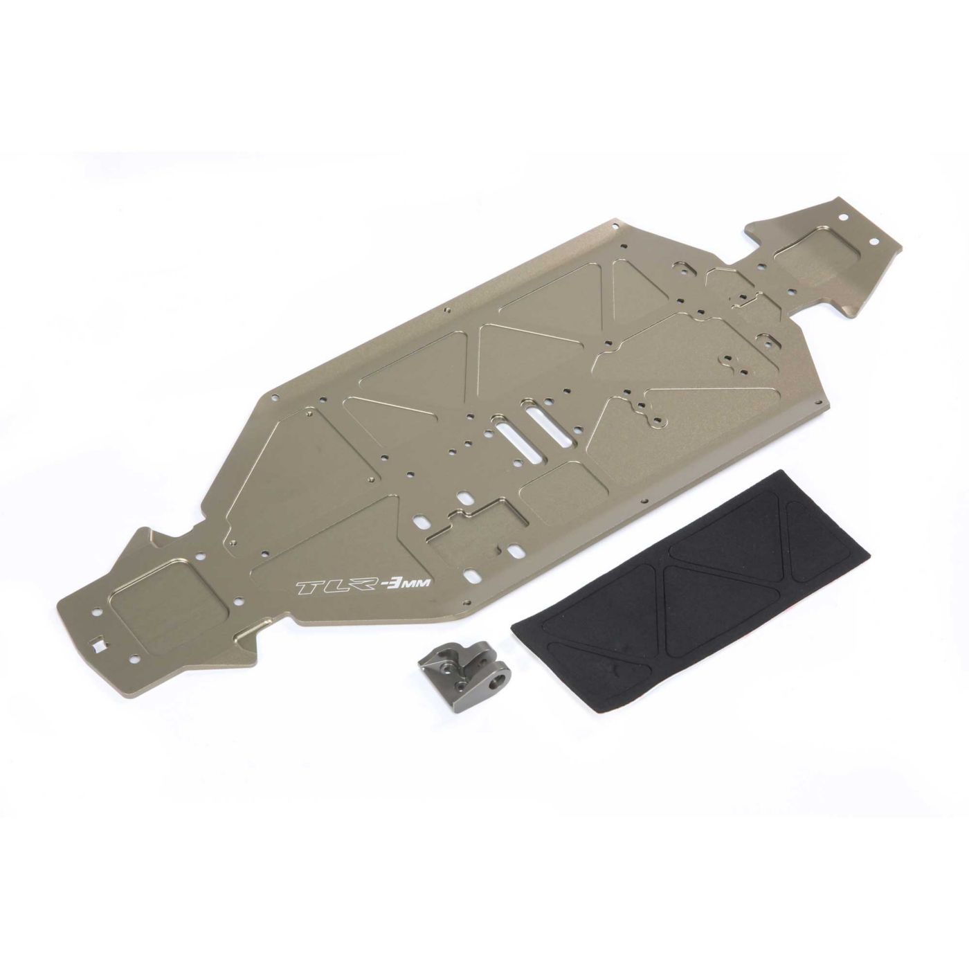 TLR TLR341024 Chassis, -3mm, Rear Brace: 8XE