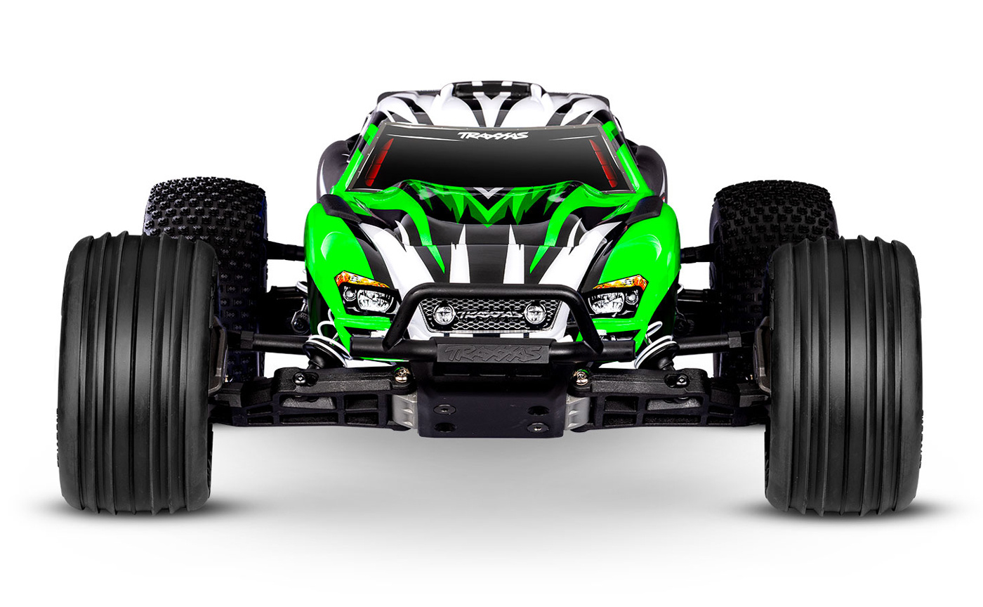 Traxxas Rustler 2WD 1/10 RTR TQ EHD Grön-X USB-C Med Batteri/Laddare - 3