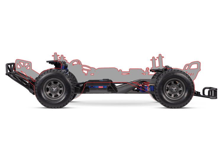 Traxxas Slash Mudboss 1/10 RTR TQ BL-2s Orange - 8