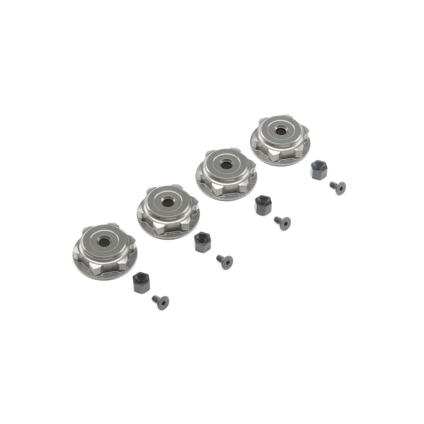 TLR TLR342007 Magnetic Wheel Nuts (4): 8B/8T