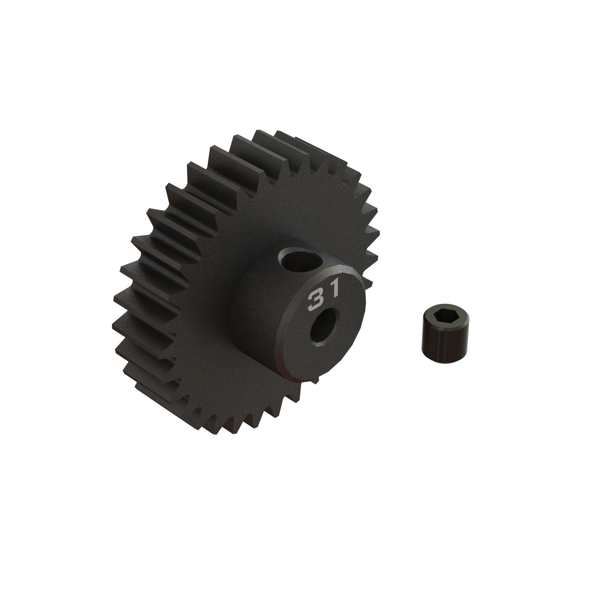 Arrma ARA311093 31T 0.8Mod Bore CNC Steel Pinion Gear