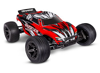 Traxxas Rustler 2WD 1/10 RTR TQ EHD Röd-X USB-C Med Batteri/Laddare